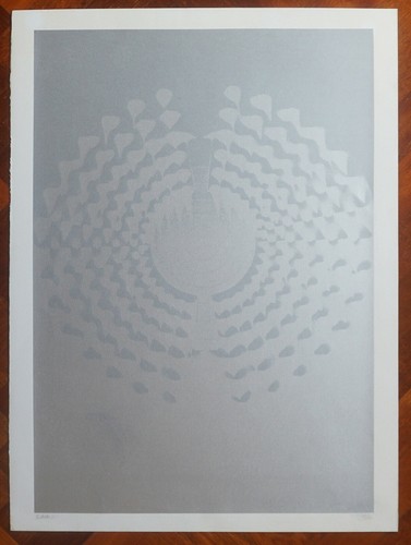 Enrico castellani serigrafia - castellani,