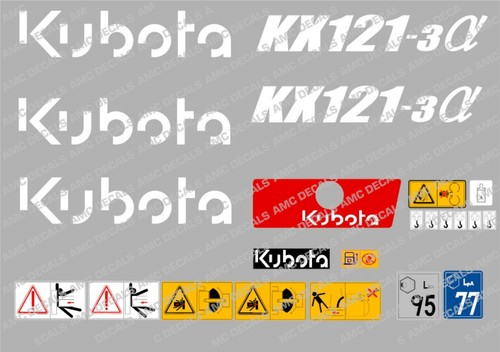 Kubota kx121 mini escavatore - kubota, kx121-3