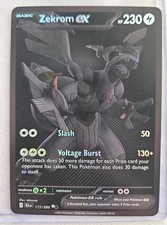 Pokemon Card Zekrom Ex 172/086 Set luce nera INGLESE/ENGLISH Near Mint