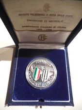 Medaglia Argento Calcio 1985-86 Campione Italiano Juventus Mint