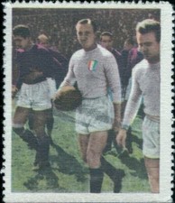 bh14 rara figurina originale card quiz calendario 1952 n115 ballarin torinosoccer