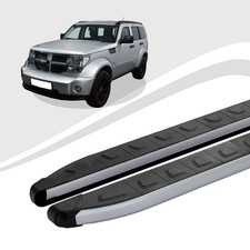 Pedane Compatibili Per Dodge Nitro Dal 09-2006 Al 12/2012 DOLU Argento