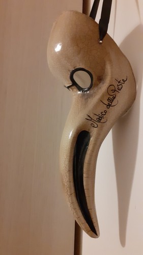 Maschera cartapesta medico - di,