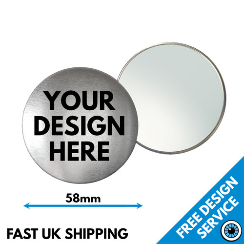 58mm metallic custom - custom, mirrors