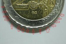 2 euro Germania millesimo 2002 con diversi errore di conio