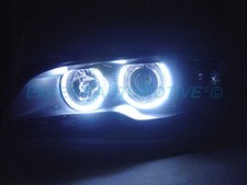 FARI ANGEL EYES LED  XENON SERIE 3 E46 COUPE//CABRIO RESTYLING 03-06+MOTORINI