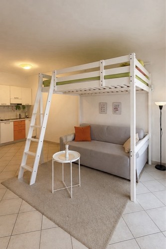 Struttura letto soppalco - letto, a