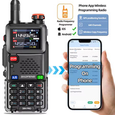 BAOFENG 5RH PRO 10W Ricetrasmittente WALKIE TALKIE Radio  GPS DUAL BAND 2025