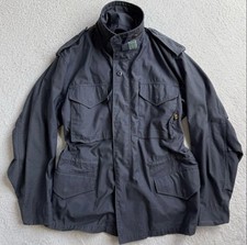 Alpha Industries M-65 Giacca Giacca Meteo Freddo Blu Made Usa Tg XSmall Regular