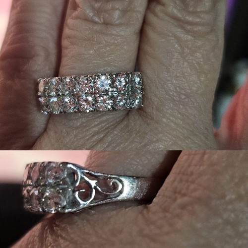 Anello vera doppia diamanti - anello,