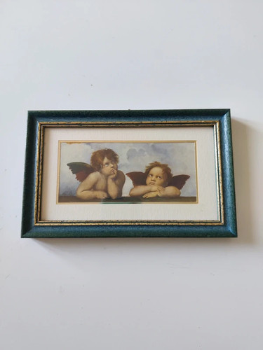 Quadro piccolo con angeli - , di