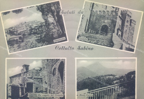 Ab487 cartolina saluti - saluti, da
