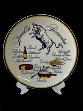 Piatto Collezione Esselunga Specialità Piemontesi  CERAMICHE PAGNOSSIN CM. 25.5