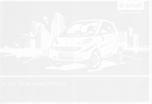 Brochure depliant smart fortwo - depliant,