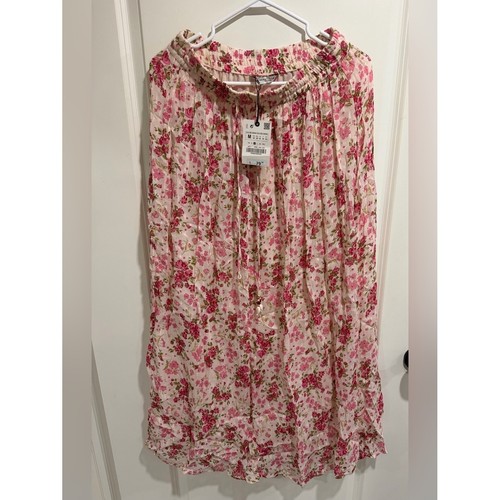 Zara floral crinkle - floral,