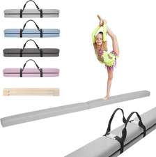® Trave Ginnastica Artistica 200 Cm, Attrezzi Ginnastica Pieghevole per Bambini,