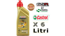 6 Litri Olio-Lubrificante Castrol Moto 2t Power 1 Lt.1