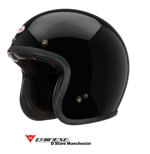 Bell custom 500 nero lucido - custom, lucido-s