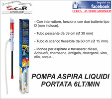 POMPA ASPIRA LIQUIDI ELETTRICA