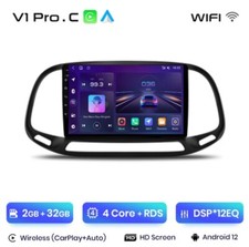 RADIO 2 DIN 9" PER FIAT DOBLÒ