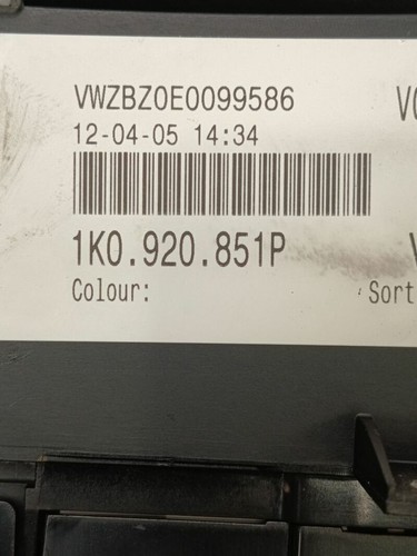 1k0920851p quadro strumenti - quadro,