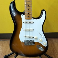 (Fender American) Vintage 1957 Stratocaster 2 Color Sunburst USA Chitarra...