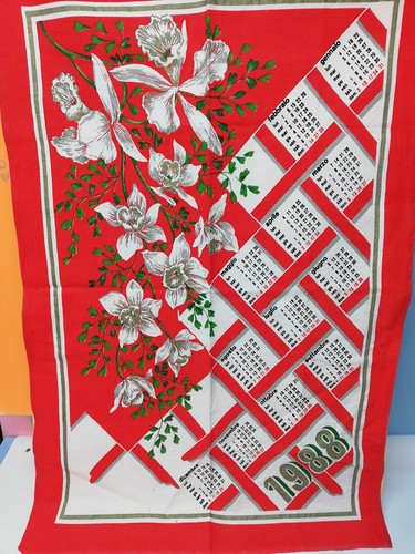 Strofinaccio calendario natale - strofinaccio,