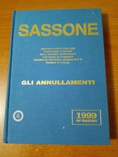 SASSONE Antichi stati italiani Territori Italiani  GLI ANNULLAMENTI 1999 58° Edi