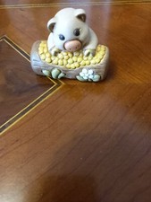 Thun Statuine Del Presepe: Maialino Con Mangiatoia, Perfetto, Senza Scatola.