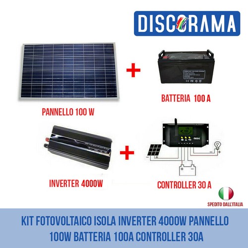Kit fotovoltaico isola - kit,