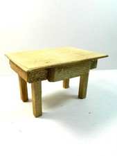 Tavolo in Legno con Cassetto Apri/Chiudi Cm 8x11x7h Tavola Cucina Casa Presepe