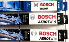 Spazzole tergicristalli Bosch A953S (2x) e A330H (1x) usate