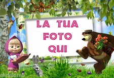 Cialda MASHA E L'ORSO