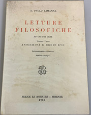 Letture filosofiche Volume