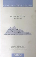 GOCCIOLE ALPINE TESTO FRANCESE A FRONTE CINGRIA CHARLES-ALBERT TARARA' 2003