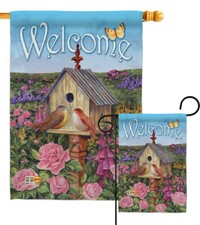 Welcome Bird House Sweet Home