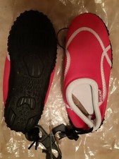 Scarpe Scoglio Mare ANTISCIVOLO CANOA BARCA NAUTICA YACHT numero 22 colore fuxia