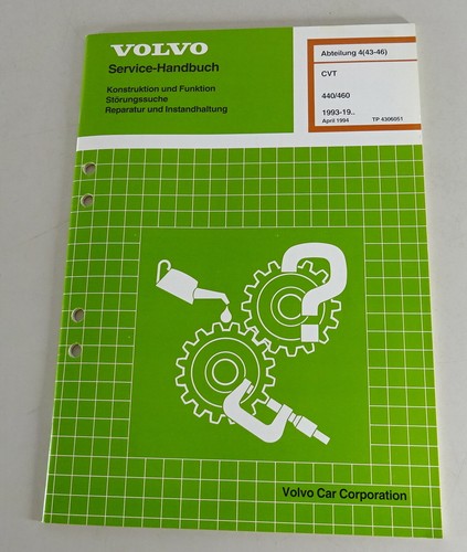 Manuale officina volvo 440 - di,