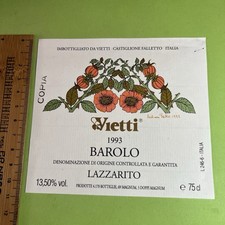 Vietti 1993 barolo castiglione - 1993,