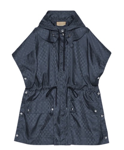 Gucci nylon jacquard hooded - nylon,