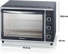 SEVERIN TO2058 Forno Elettrico 42 L da 1800W, Forno Elettrico Ventilato