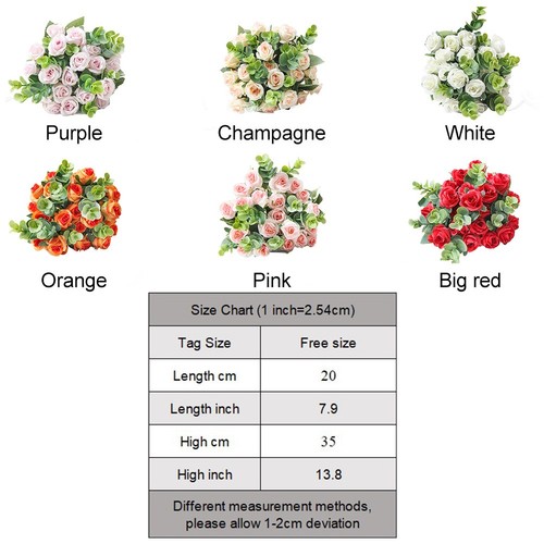 Pezzi mazzo rose - 10,