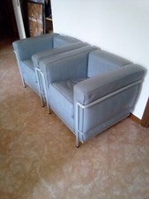 Poltrona Originale Lc2 Le Corbusier, Cassina, Charlotte Perriand.