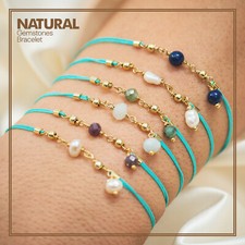 Bracciale stringa pietre