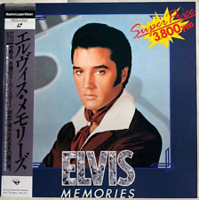Laserdisc Elvis Presley ‎– Memories JAPAN Vestron Music Video ‎ 1985 Con OBI