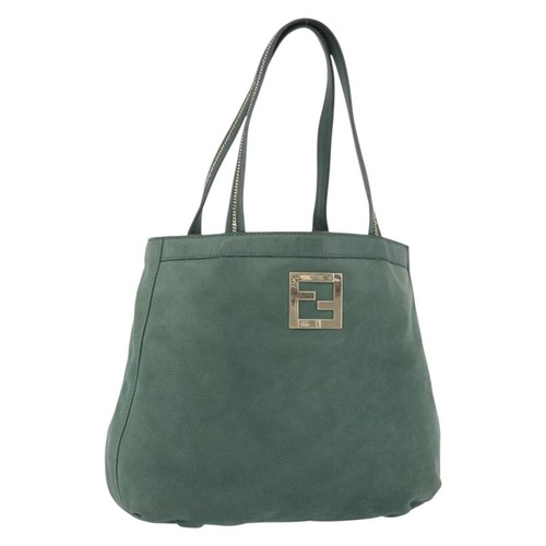 Fendi hand bag leather - hand, green