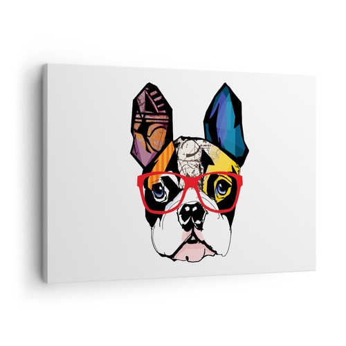 Quadro tela 70x50cm - quadro, cane