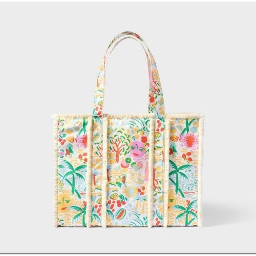 Borsa spiaggia con frange - da,