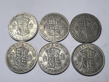 6 monete mezza corona Regno