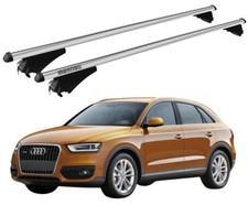 BARRE PORTATUTTO XL PER AUDI Q3 (8U) 2011-2018 CON ANTIFURTO MENABO ALLUMINIO